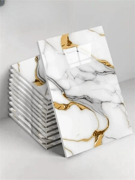 Carrelage en céramique marbrée