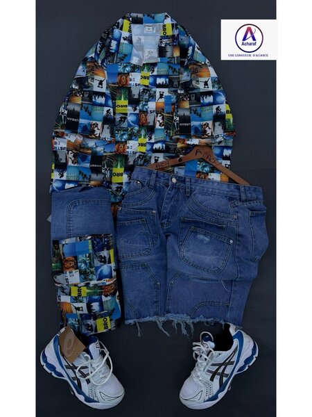 Chemise imprimée colorée