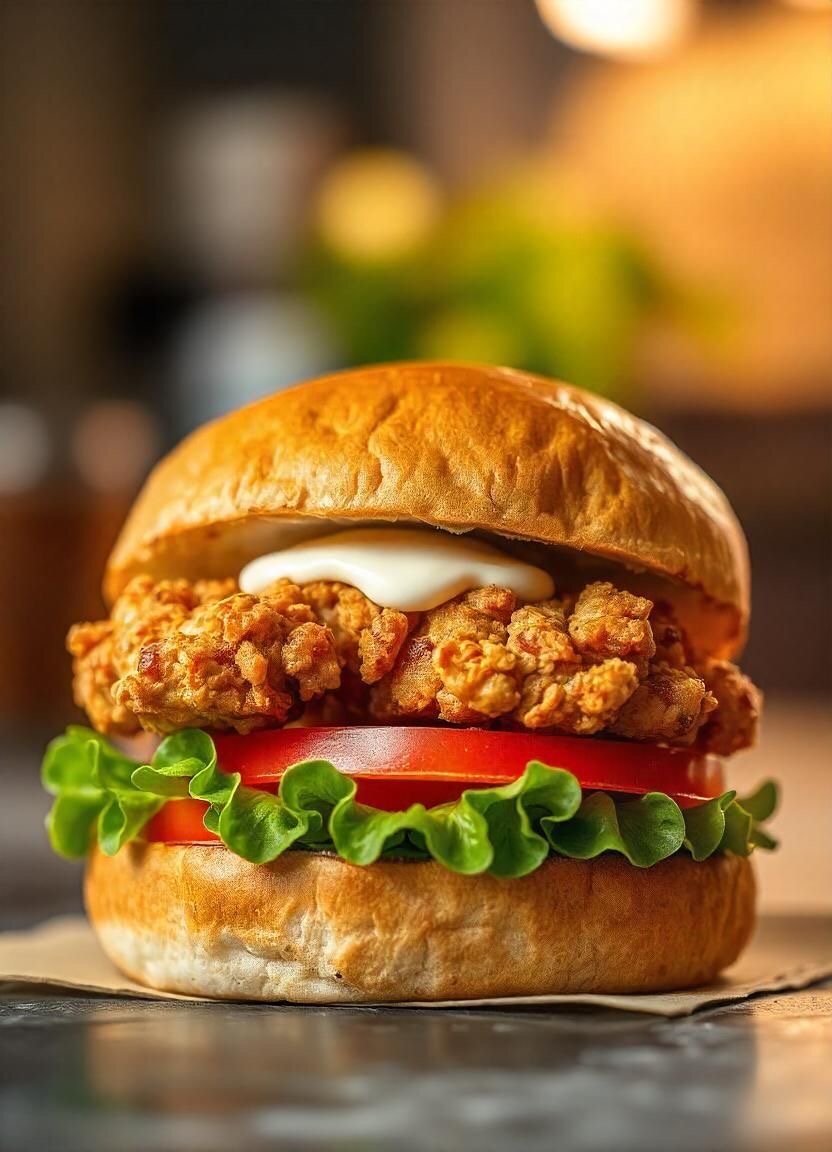 Chicken Cheese Burger