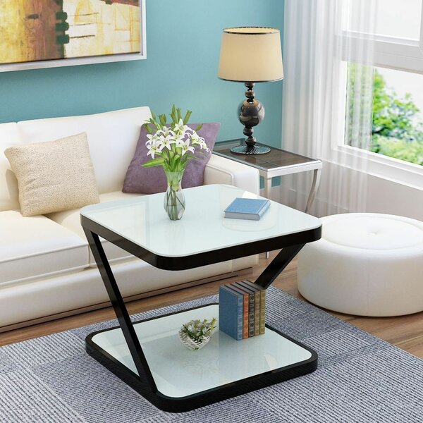 Table Basse Moderne en Verre