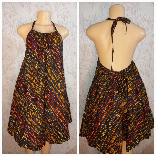 Robe d'été style Ankara