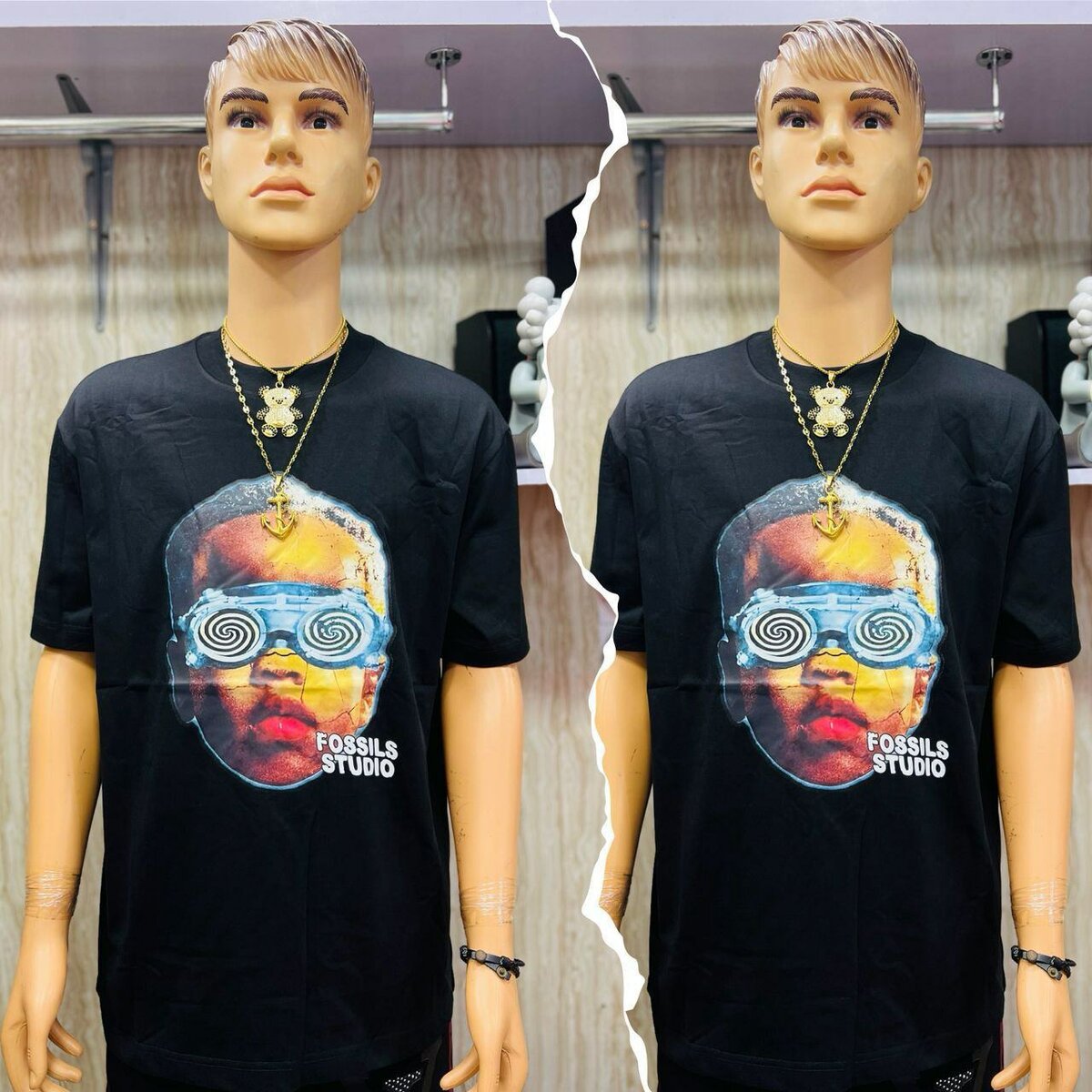 T-Shirt Graphique Homme Trendy