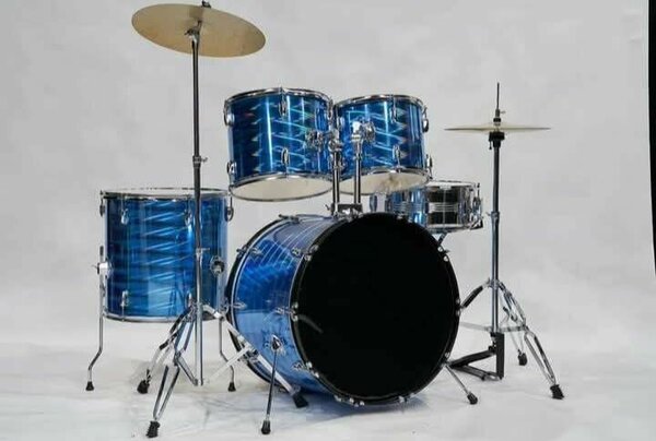 Set de batterie bleue