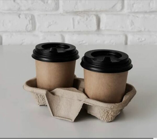 Porte-gobelets en papier kraft