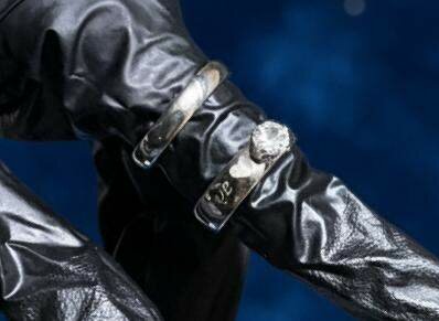 Bague Solitaire en Argent Élégant