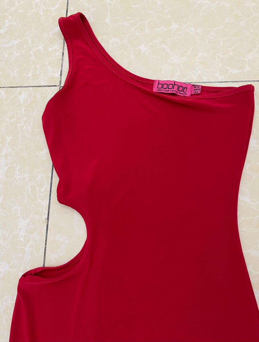 Robe élégante rouge