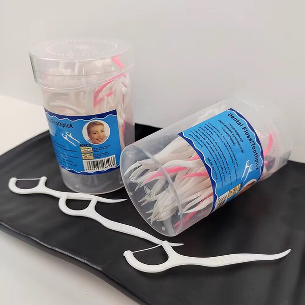 Cure-dents en fil dentaire