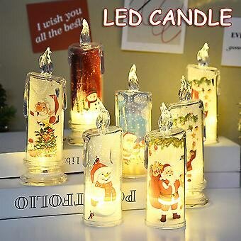 4 Bougies LED de Noël