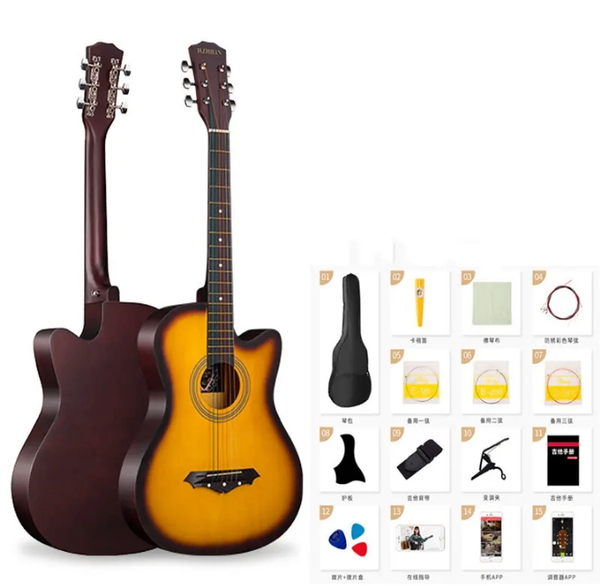 Guitare acoustique électrique 6 cordes