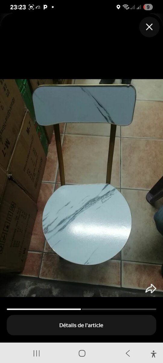 Chaises pliantes élégantes