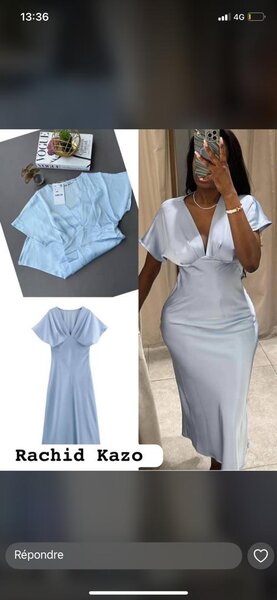 Robe élégante soirée femme