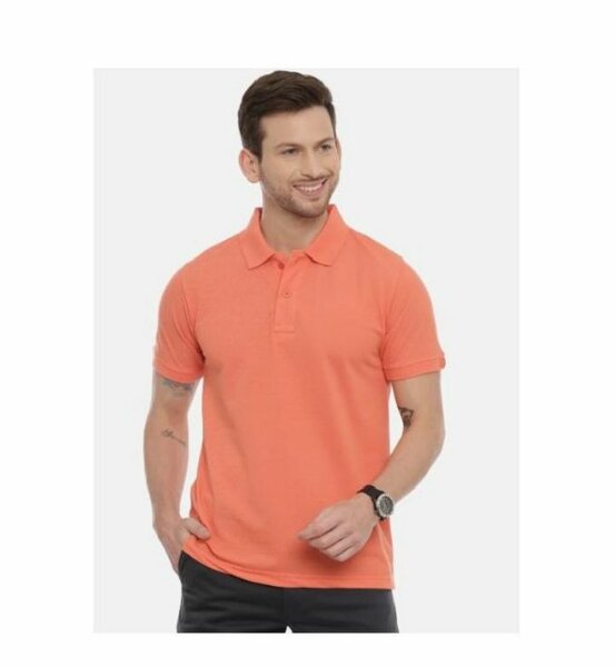 Polo homme élégant orange