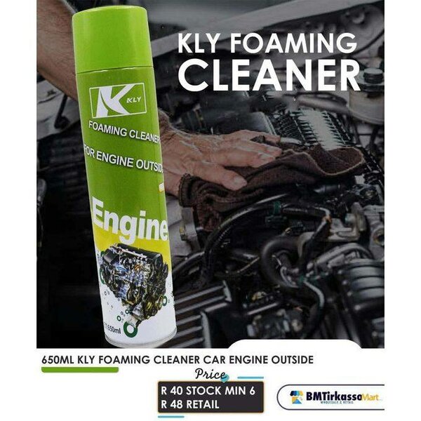 KLY Nettoyant Mousse pour Moteur de Voiture 650ml