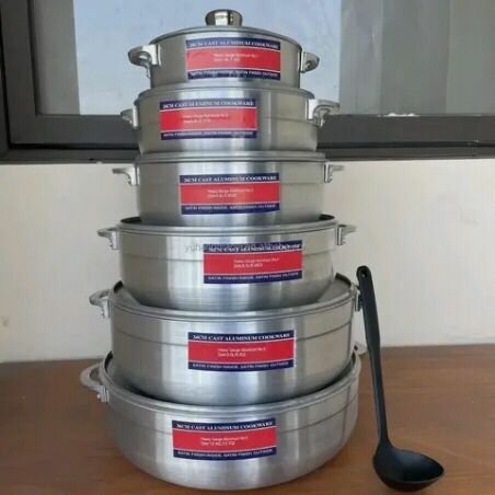 Batterie de cuisine en aluminium