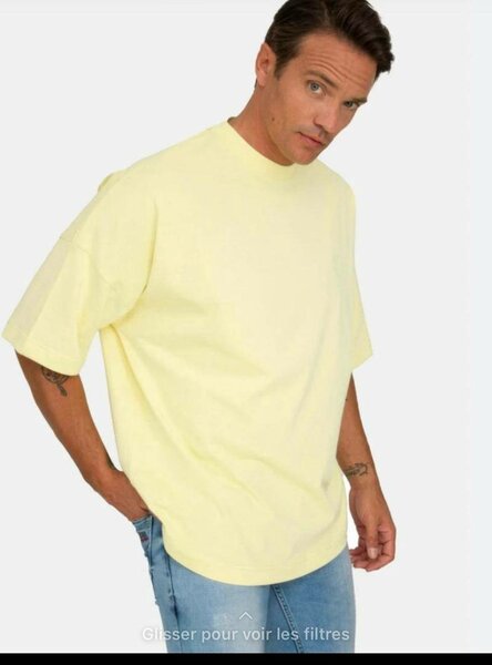 T-shirt oversize homme