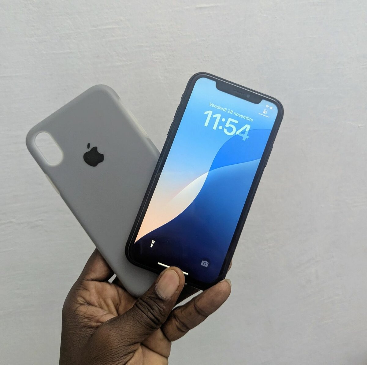 iPhone XR avec coque