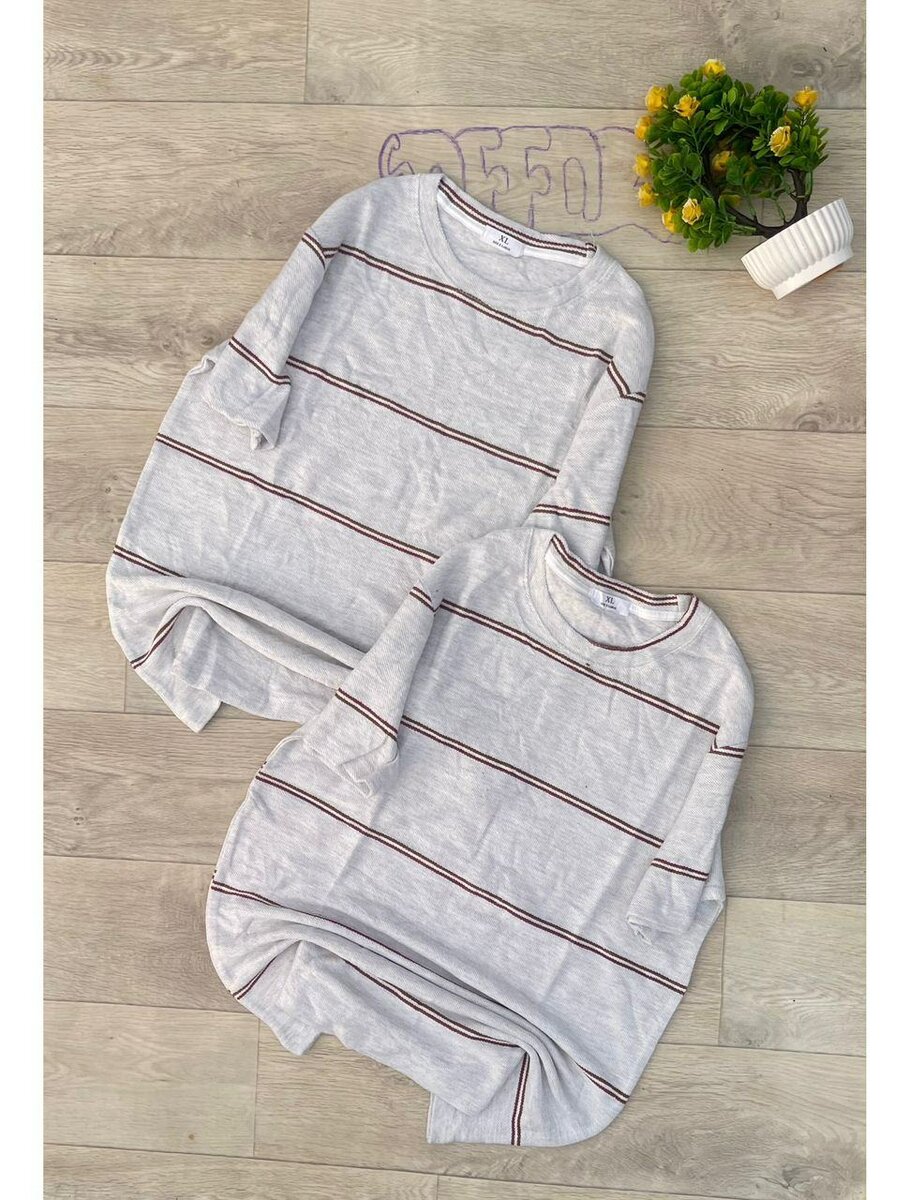 T-shirts rayés unisexes