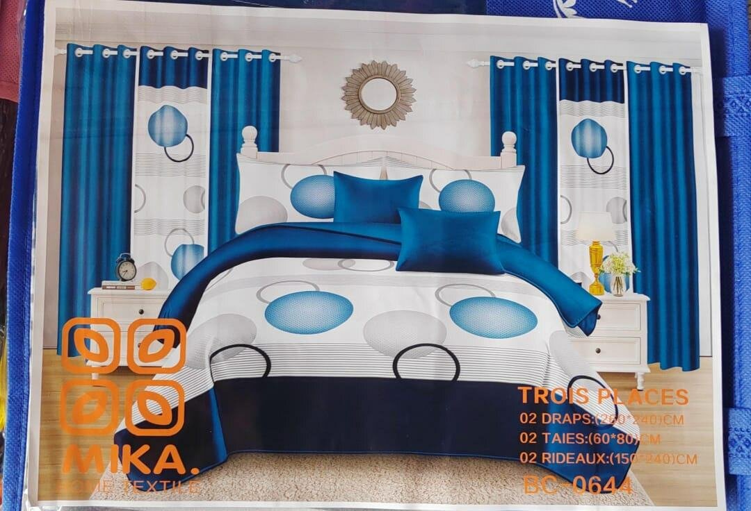 Ensemble Literie Mika Bleu