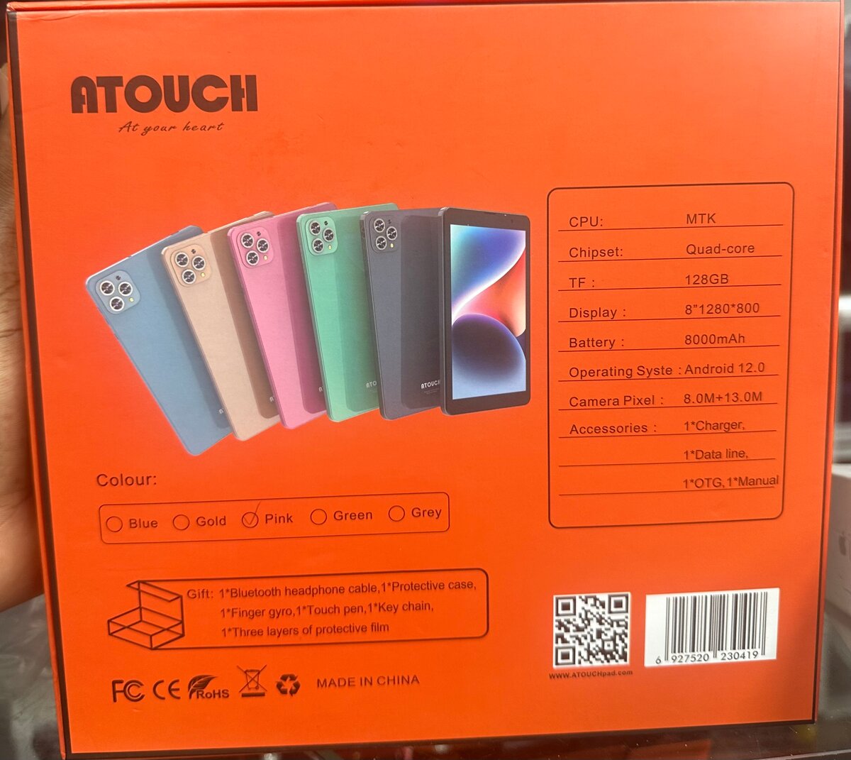 ATouch MT3 Tablet PC 8GB+256GB