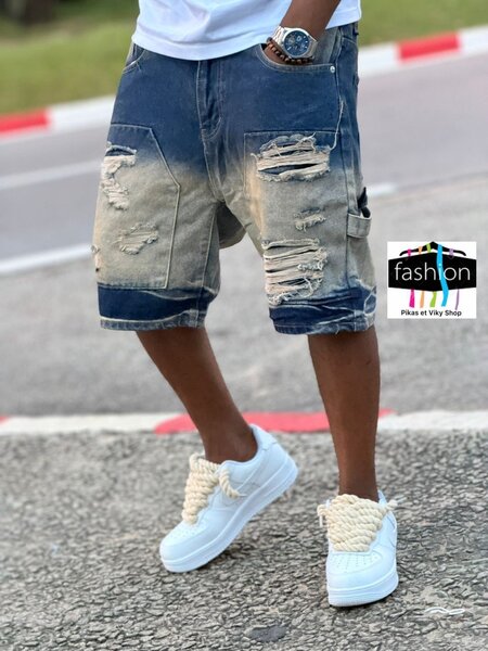 Shorts en jean décontracté