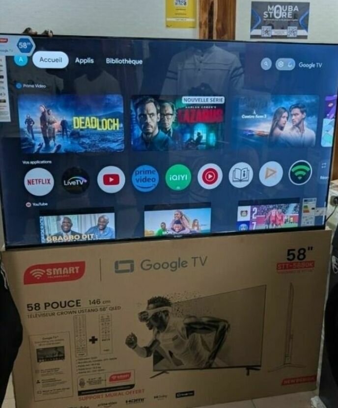 Téléviseur intelligent 58'' UHD 4K