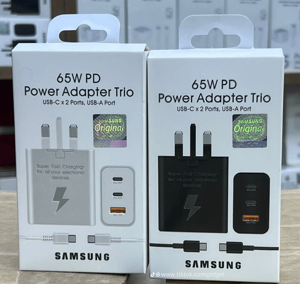 Chargeur Samsung 65W PD Trio