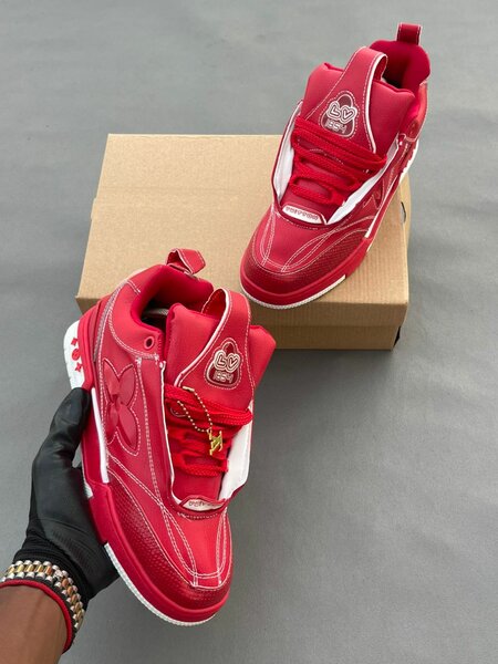 Sneakers rouges sport élégants