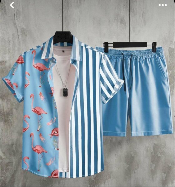 Ensemble chemise et short été