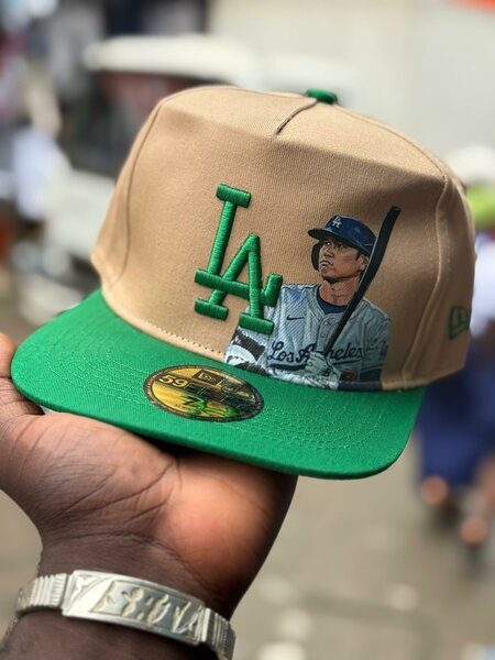 Casquette de baseball LA beige