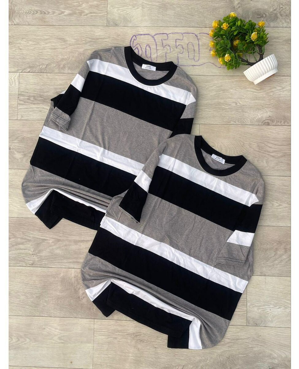 T-shirts rayés unisex