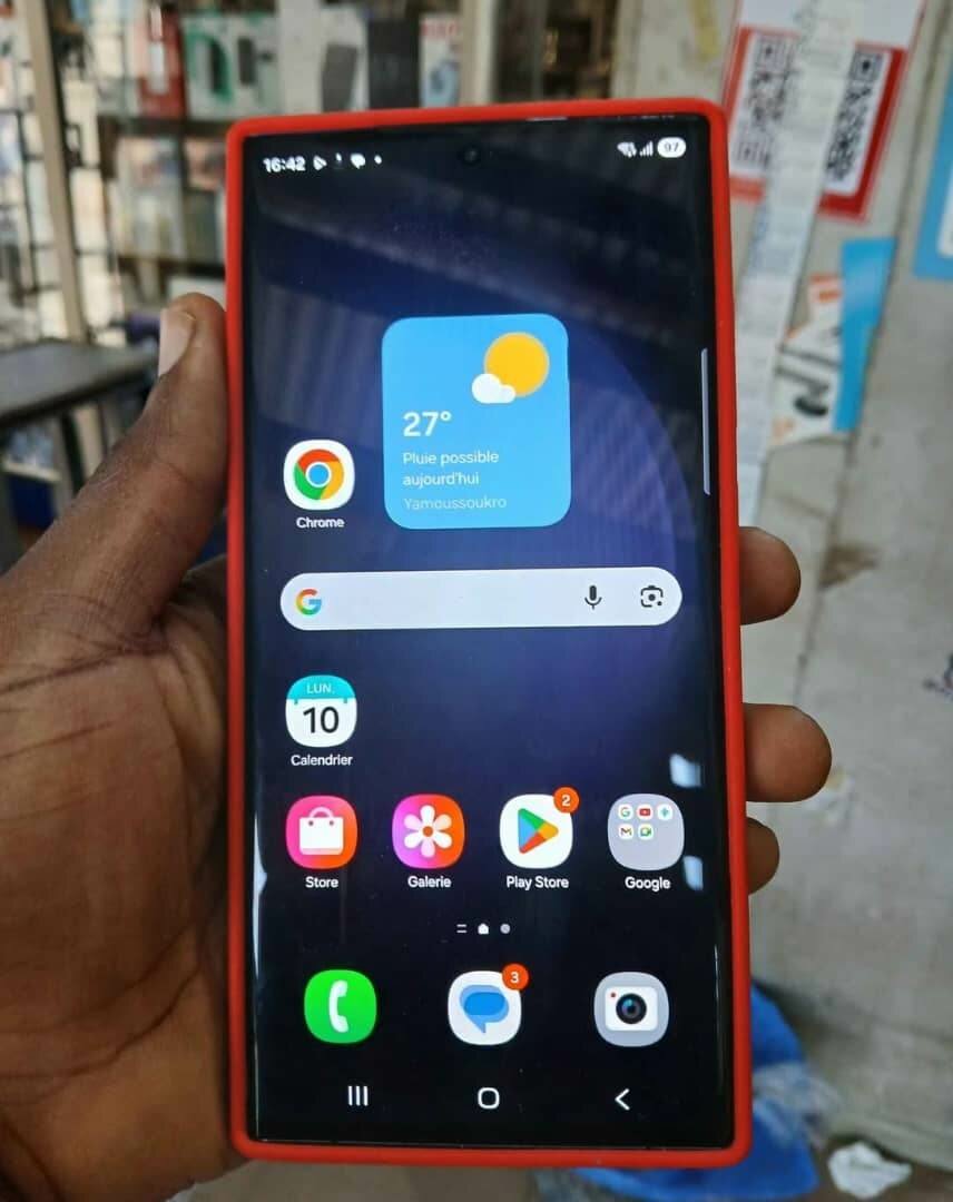 Coque rouge pour Samsung