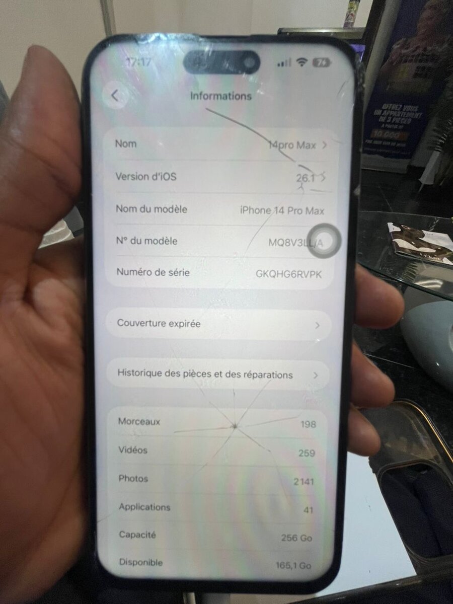 iPhone 14 Pro Max 256 Go