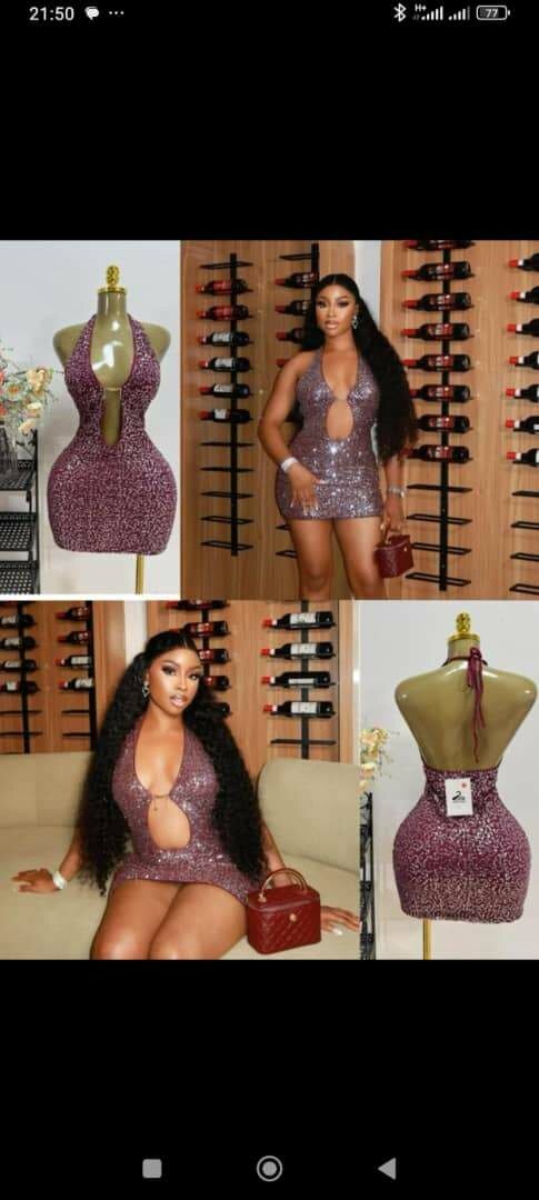 Robe élégante à franges