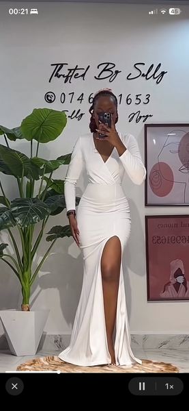 Robe élégante longue soirée