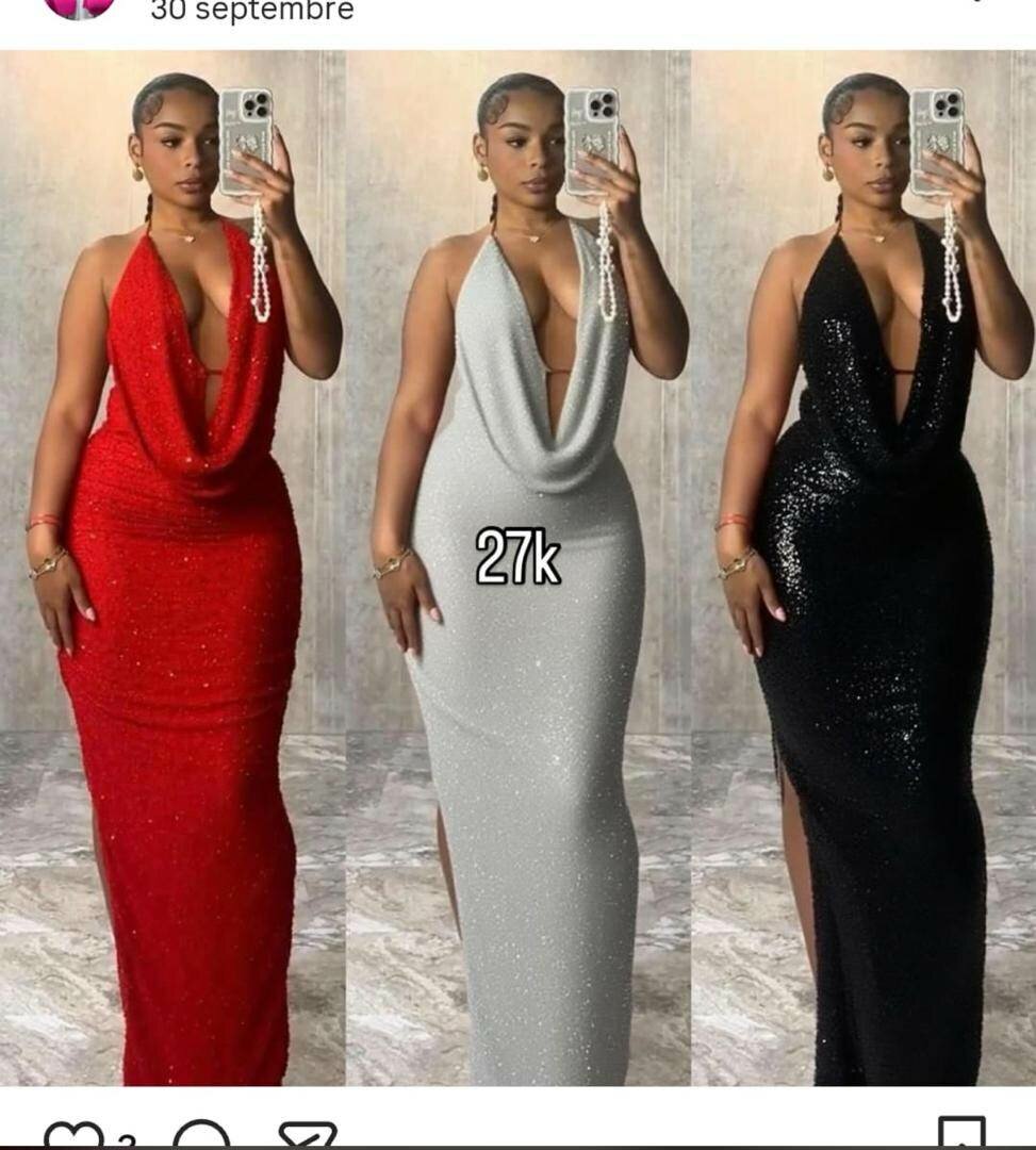 Robe élégante noire