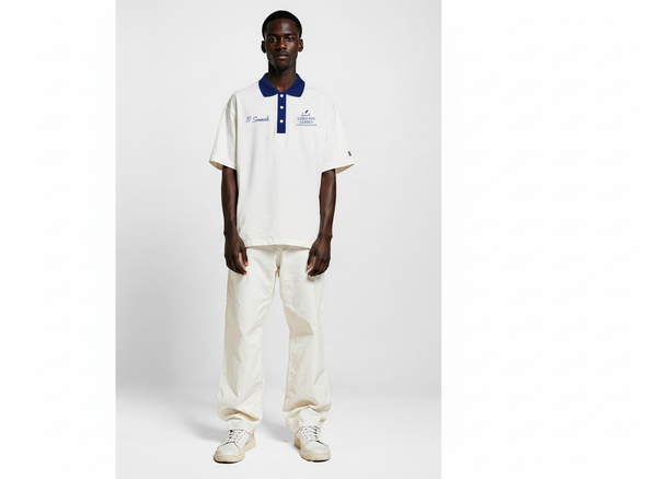 Polos personnalisés bleu et blanc