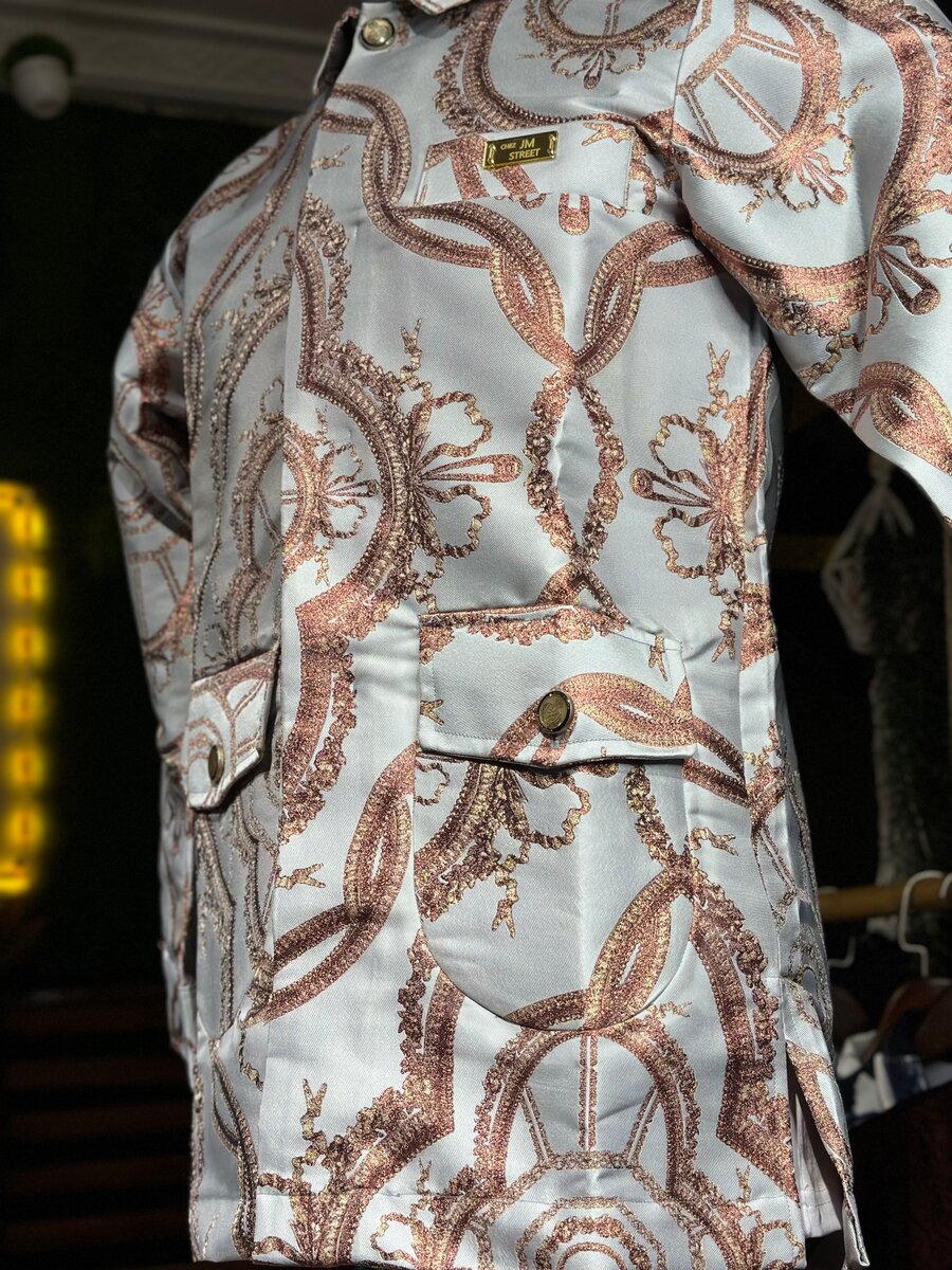 Veste élégante motif chaînes