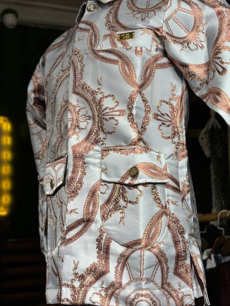Veste élégante motif chaînes