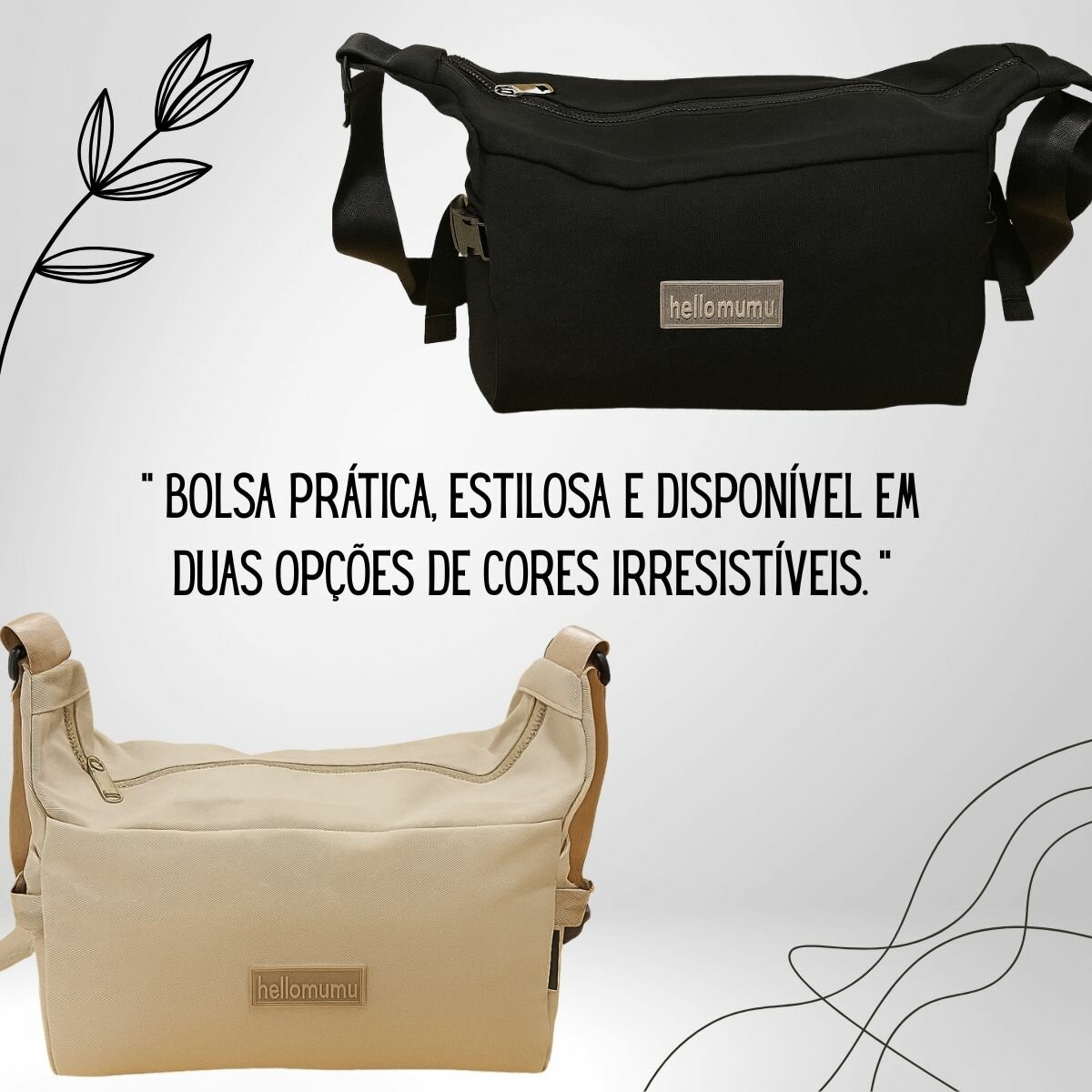 Sacoche bandoulière élégante