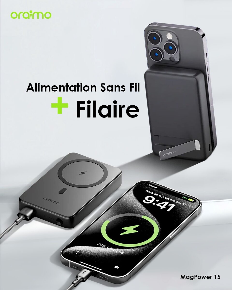 Chargeur MagSafe Oraimo 10000mAh