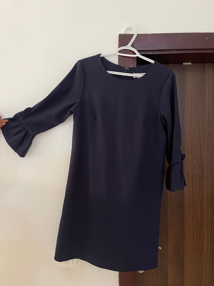 Elegant Navy Blue Dress