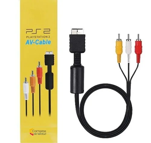 Câble AV PS2/PS3 RCA
