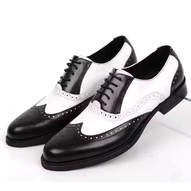 Chaussures Oxford bicolores