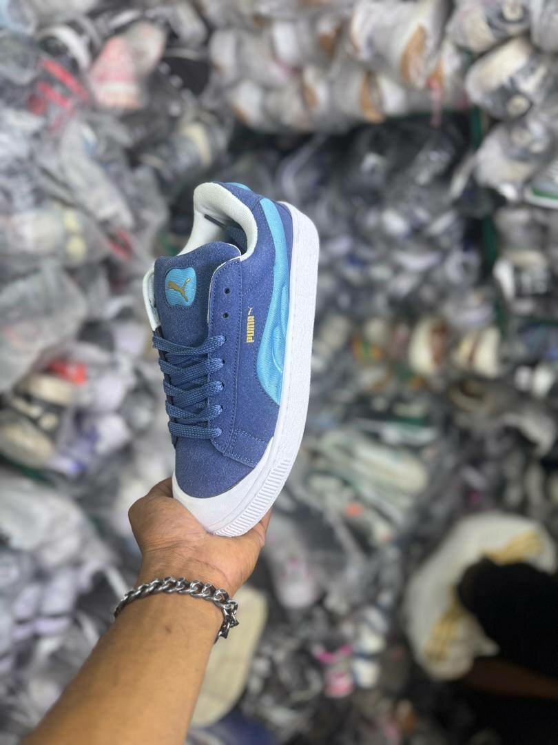 Baskets en daim élégantes