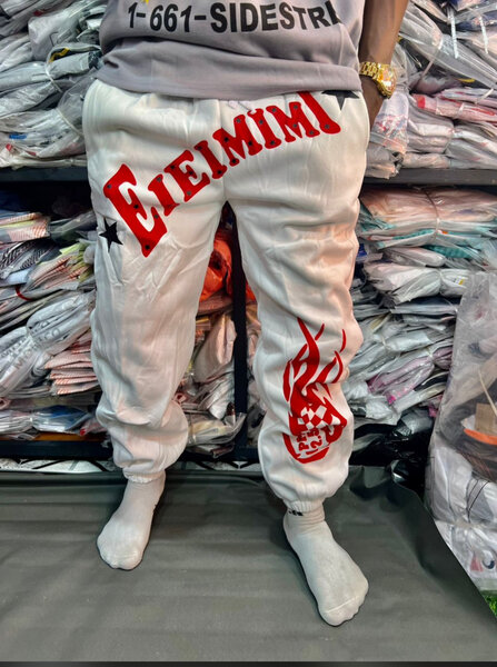 Pantalon streetwear imprimé