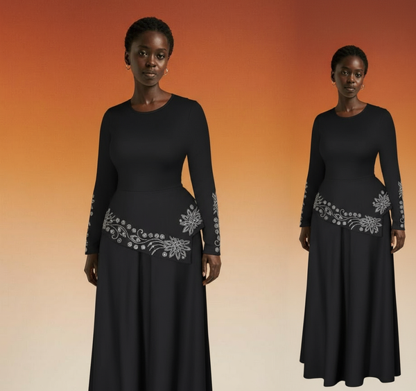 Robe Élégante à Motifs Floraux