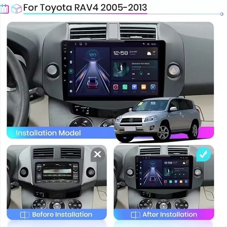Écran multimédia pour Toyota RAV4