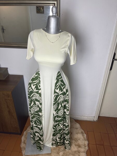 Robe Élégante à Imprimé Floral