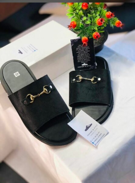 Sandales Hommes Élégantes Noir