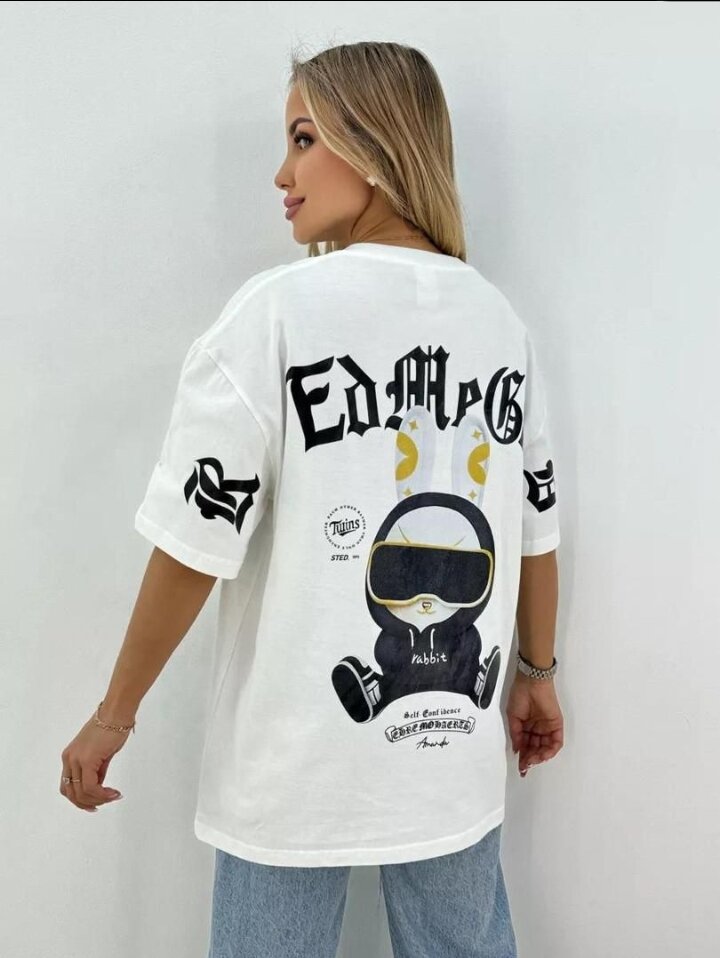 T-shirt graphique oversize